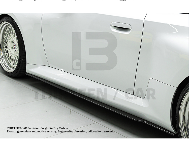 SIDE SKIRTS M2 G87 R44 white