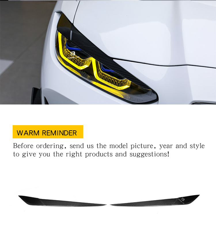 Headlight Eyebrow Trim M3 M4