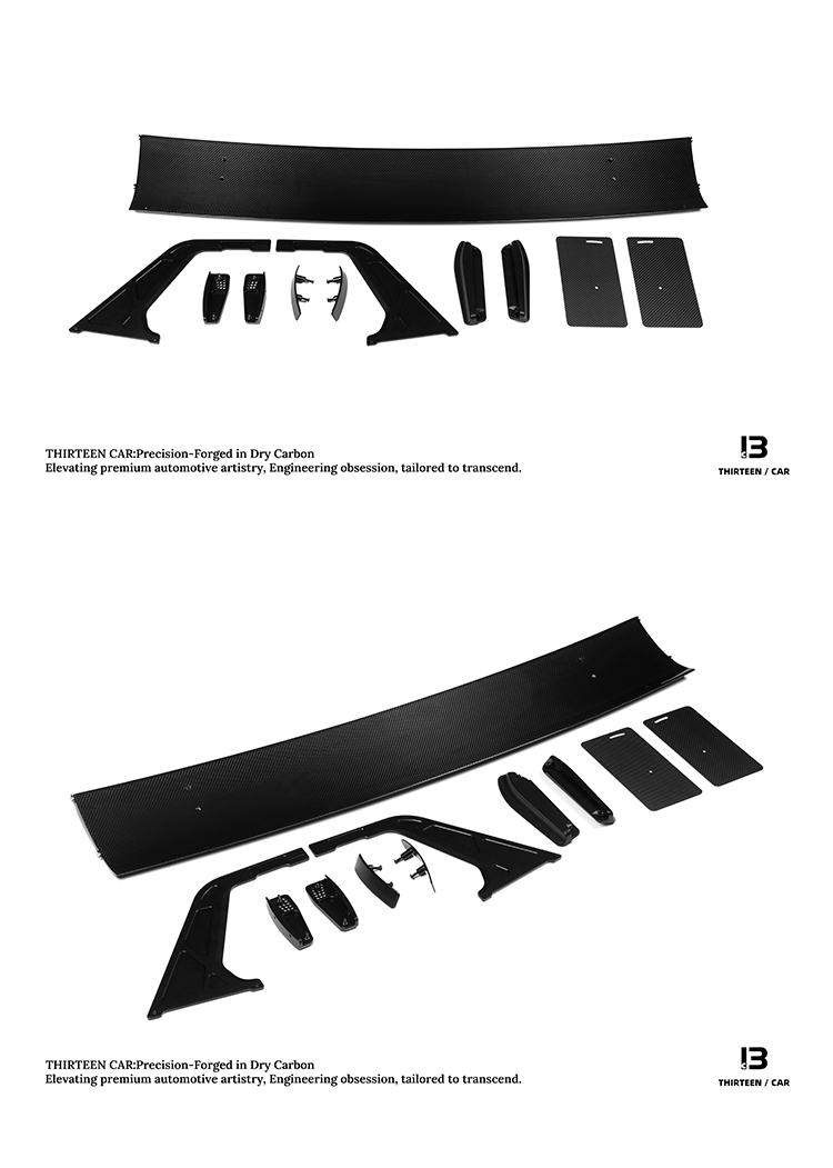 REAR SPOILER WING M2 M3 M4 -V1 light blue