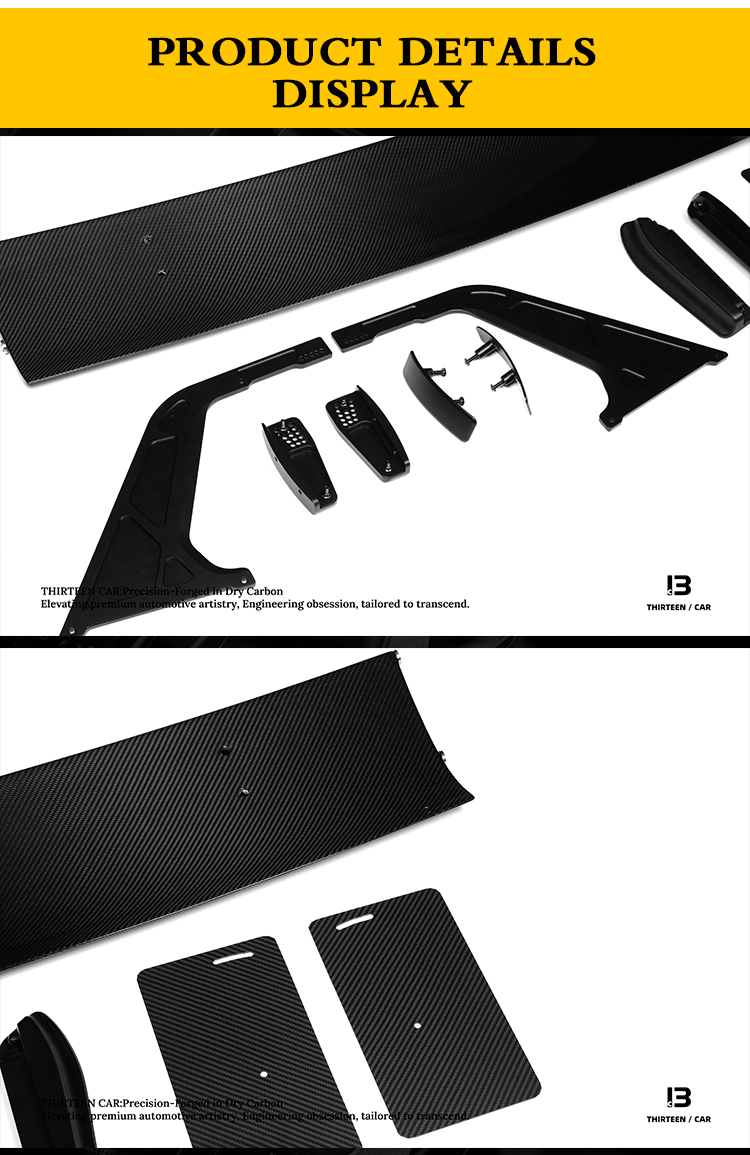 REAR SPOILER WING M2 M3 M4 -V1 light blue