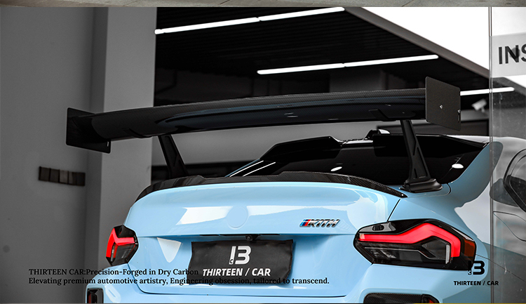 REAR SPOILER WING M2 M3 M4 -V1 light blue