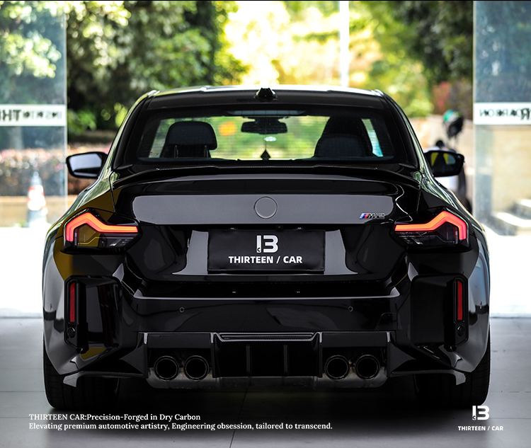 REAR DIFFUSER M2 G87 R44 black