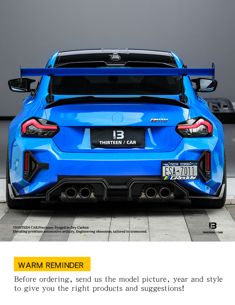 REAR SPOILER M2 G87 G42 PSM