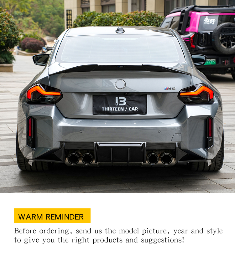 REAR SPOILER M2 G87 G42 -M4 style