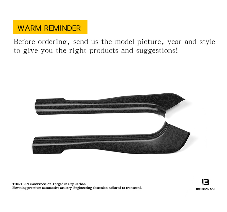 DOOR SILL TRIM M2 G87 G42 forged matt