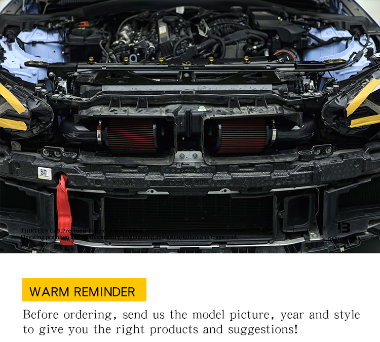 Front Mounted Air Intake System - M2 M3 M4
