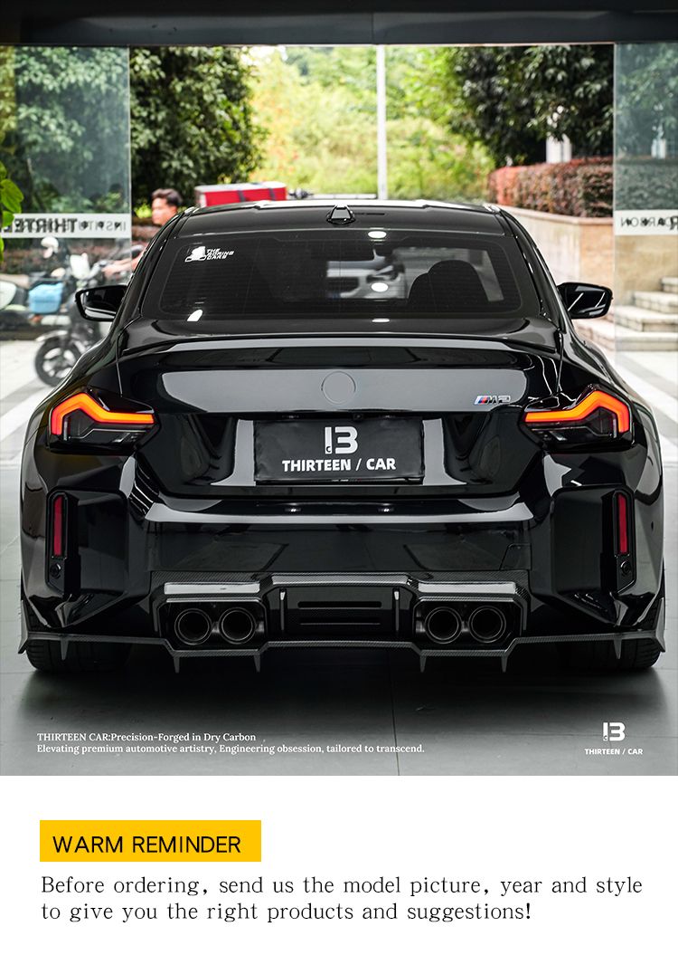REAR DIFFUSER M2 G87 V
