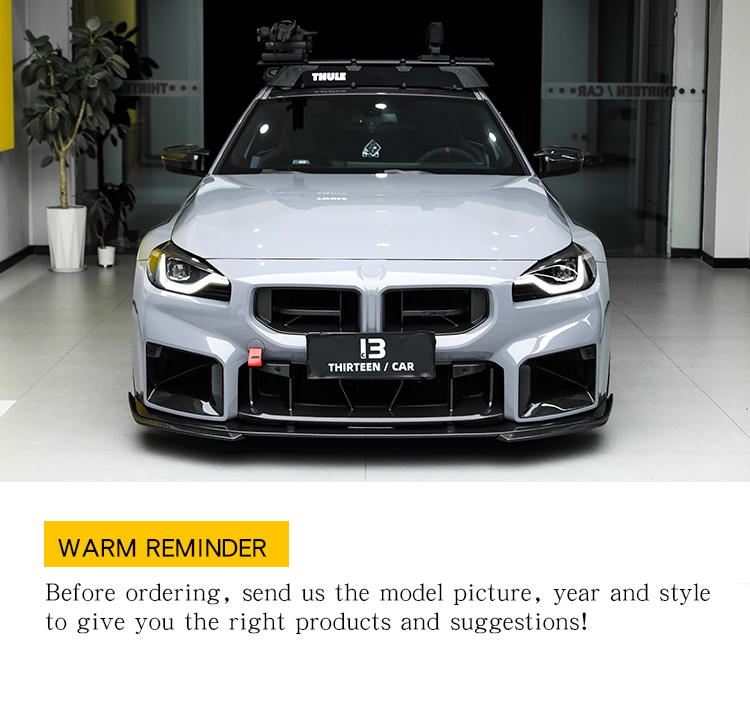 FRONT LIP M2 G87 3D Style