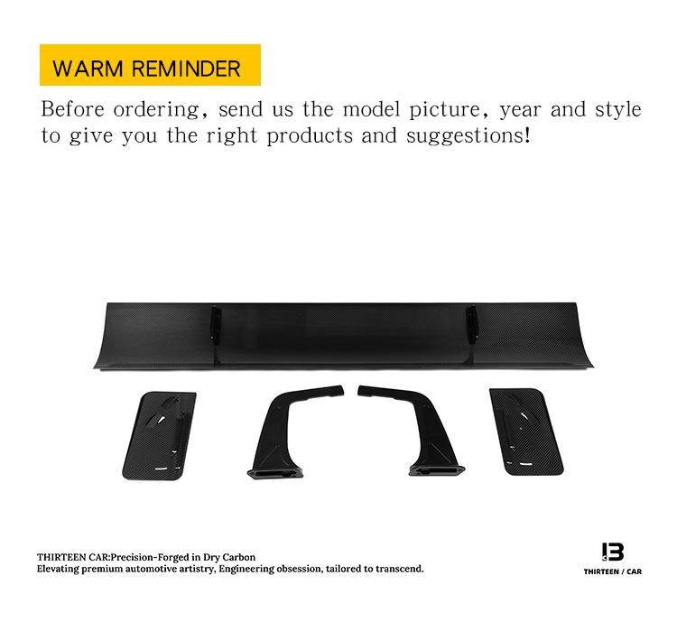 REAR SPOILER WING M2 M3 M4 -V1X