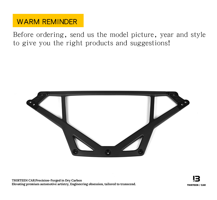 Engine Strut Brace Balance Bar Carbon - M2 M3 M4