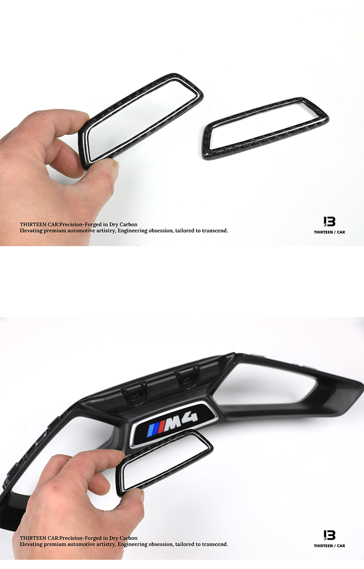 M Seat Logo Trim Cover - M2 M3 M4