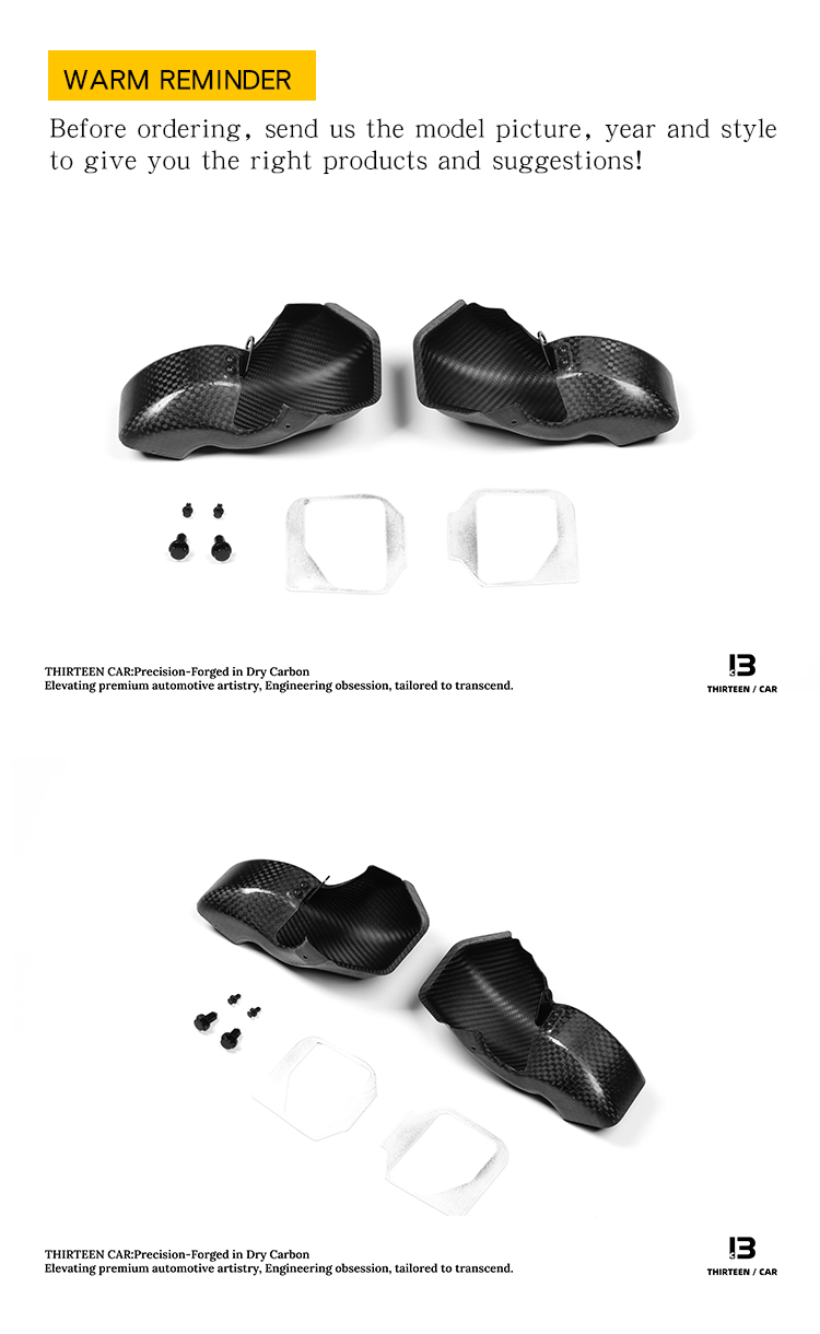 Front Air Intake Scoops Set M2 G87