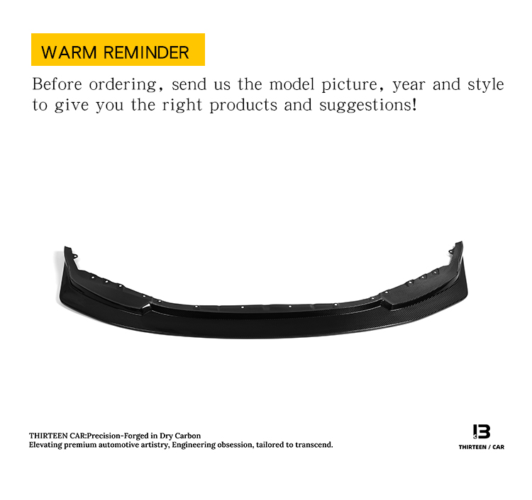 FRONT LIP M2 G87 GT4 Style