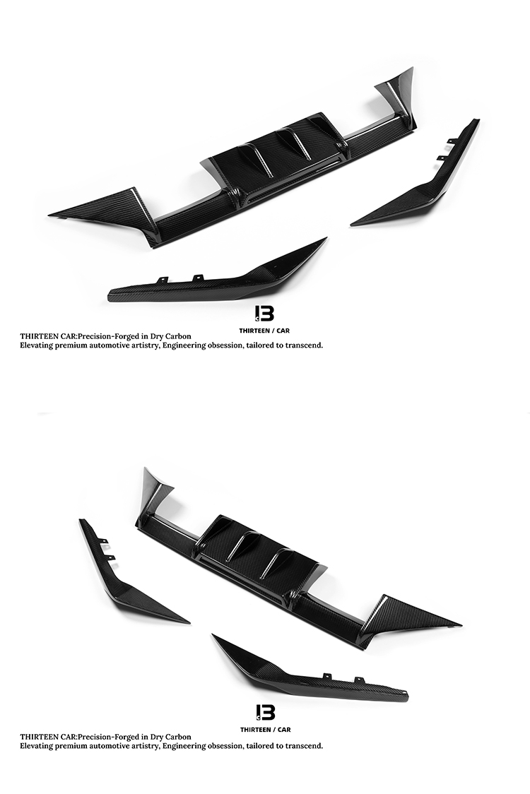 REAR DIFFUSER M2 G87 R44 black