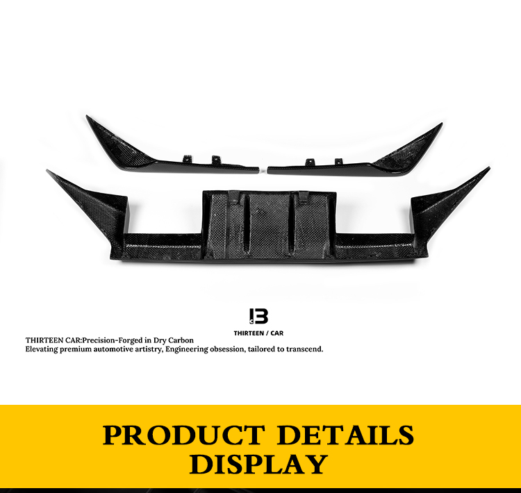 REAR DIFFUSER M2 G87 R44 black