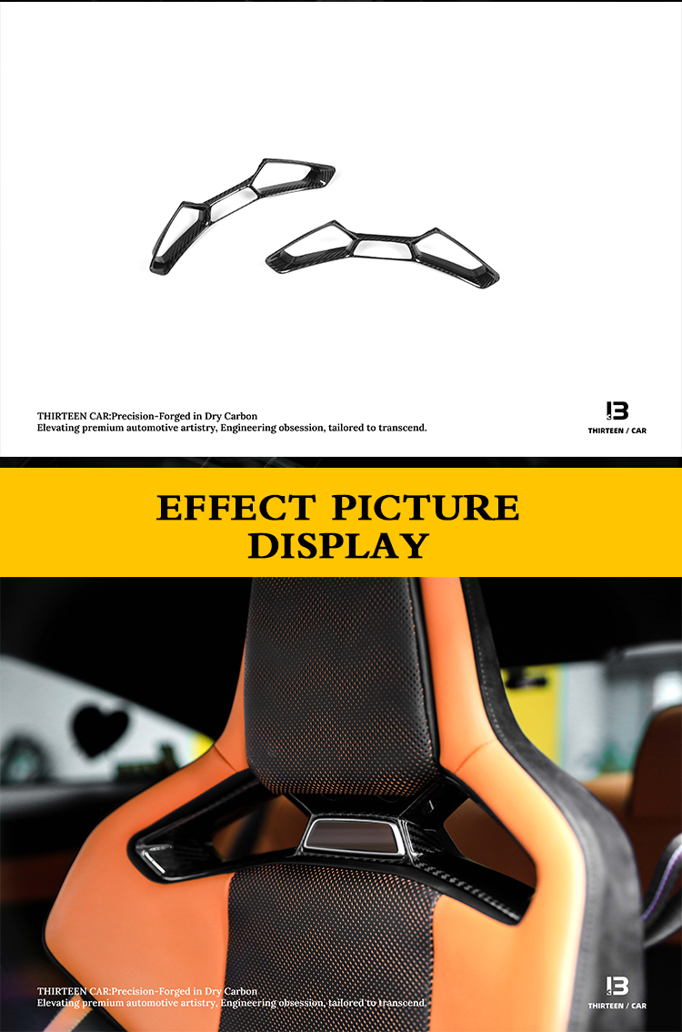 Bucket Seat Back Cover Trim - M2 M3 M4
