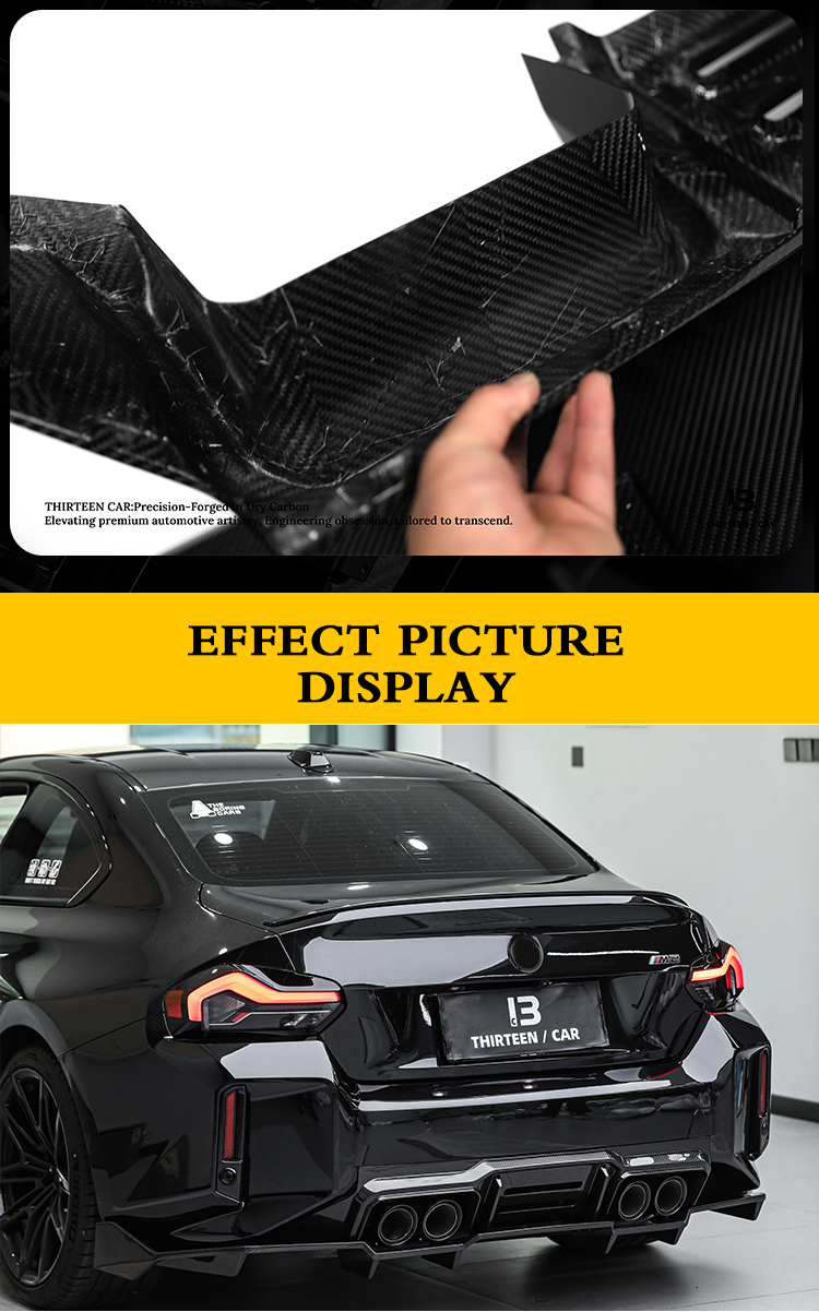 REAR DIFFUSER M2 G87 V