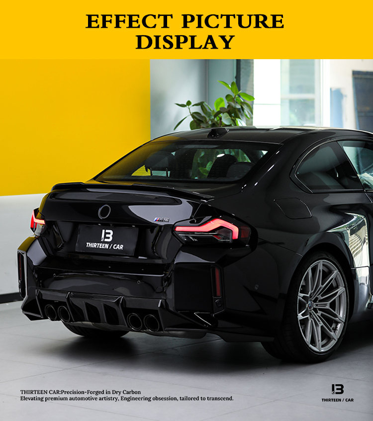 REAR DIFFUSER M2 G87 R44 black