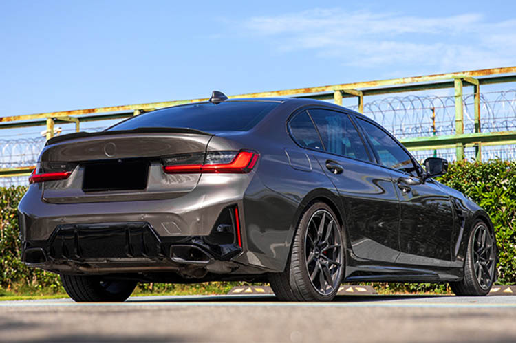 Rear Trunk Spoiler M Style for BMW G20 G80