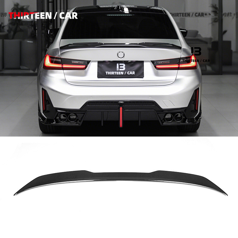 Rear Spoiler PRO Style Real Dry Carbon Fiber for BMW G20 3 Series & M3 G80