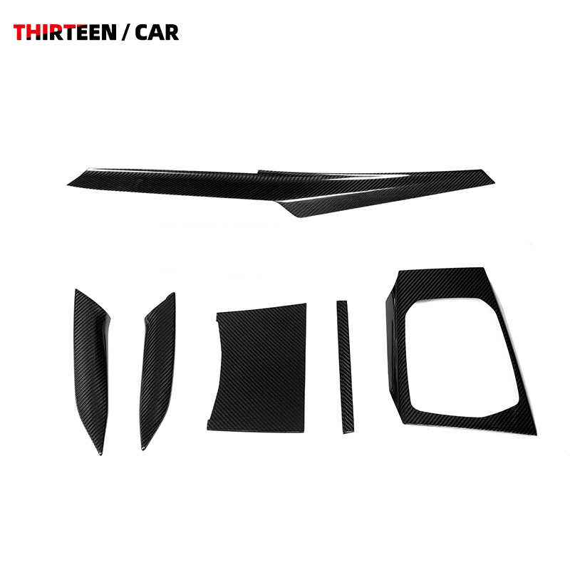 Interior Dashboard & Center Console Trim Cover 6PCS for BMW 2 3 4 Series LCI - Image 2