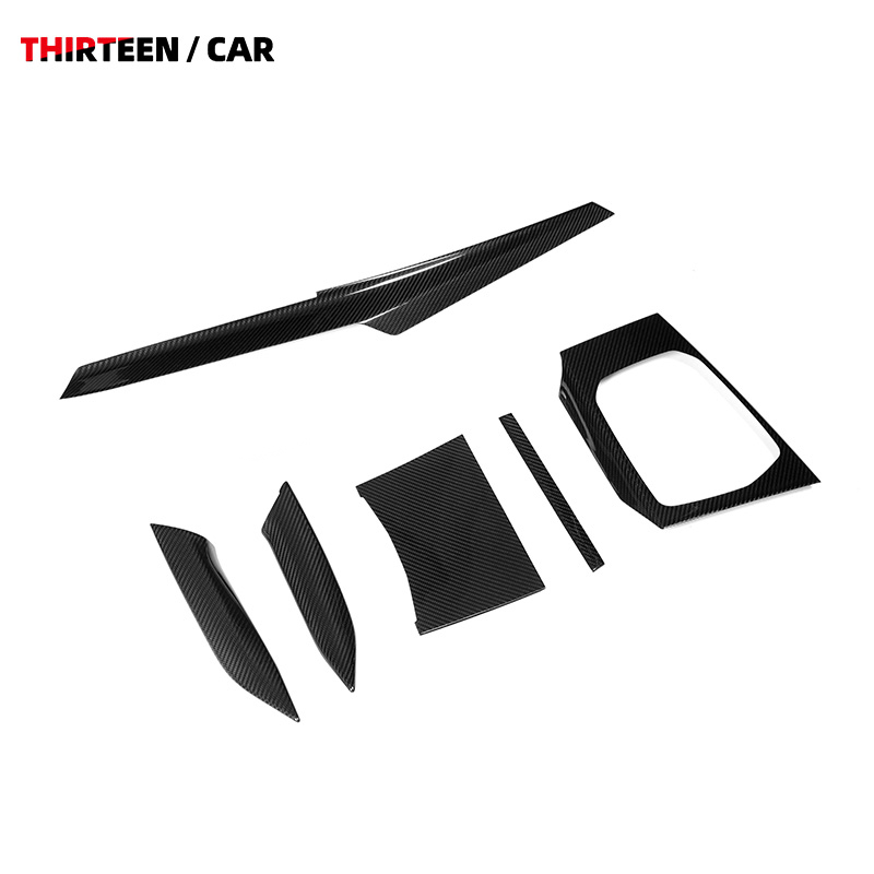 Interior Dashboard & Center Console Trim Cover 6PCS for BMW 2 3 4 Series LCI - Image 3