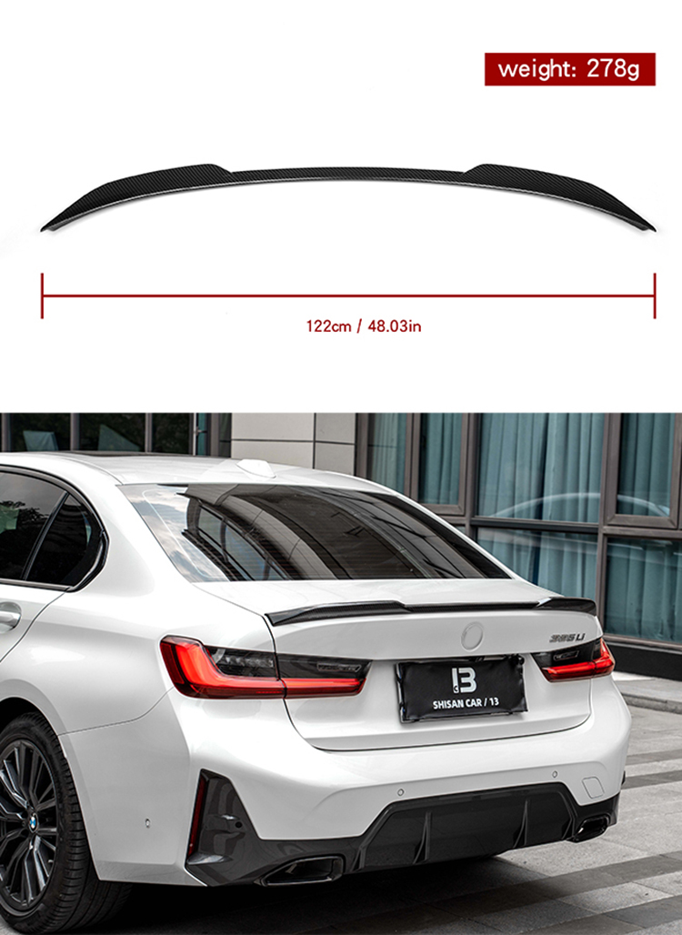 Rear Trunk Spoiler for BMW 3 Series G20 G28 & M3 G80
