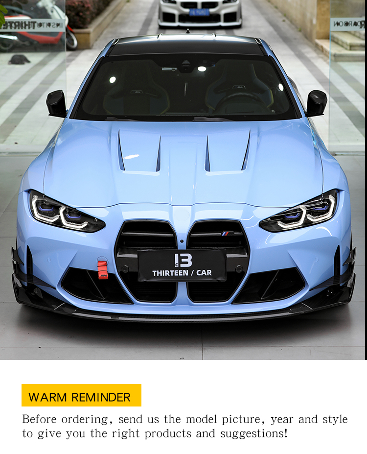 Front Splitter M3 M4 G80 G82 CSL Performance Front Lip