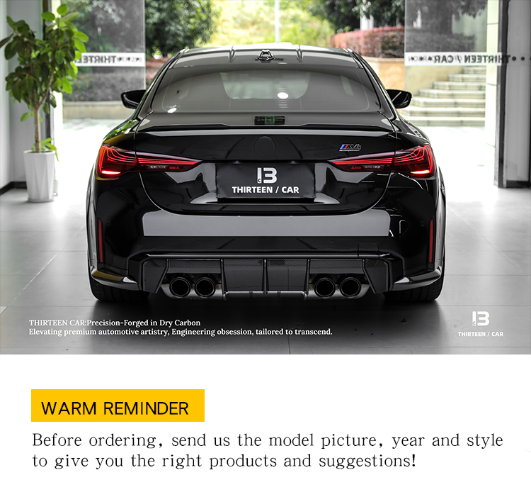 Bumper Diffuser for M3 M4 G80 G82