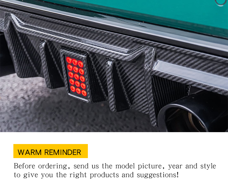 Rear Diffuser for G80 G82 G83 R44 Style