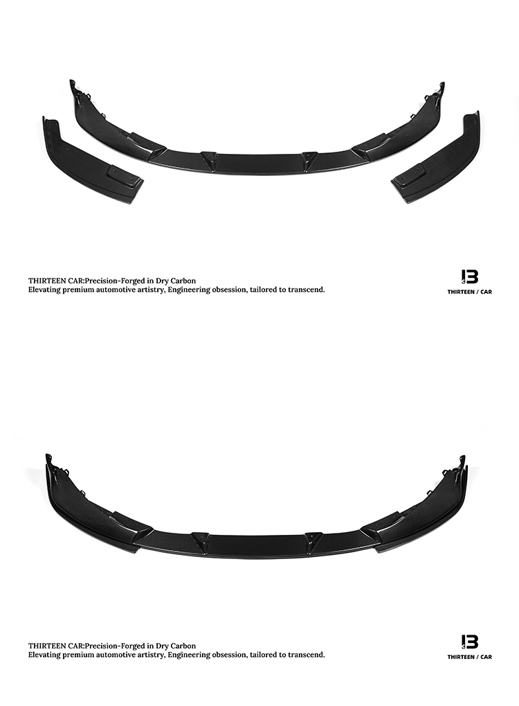Dry Carbon Fiber Front Lip Splitter M3 M4 3D Style