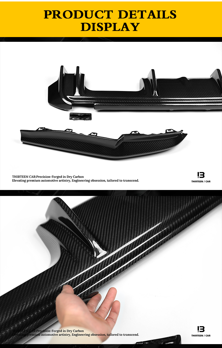 Rear Diffuser 3D Style for M3 M4