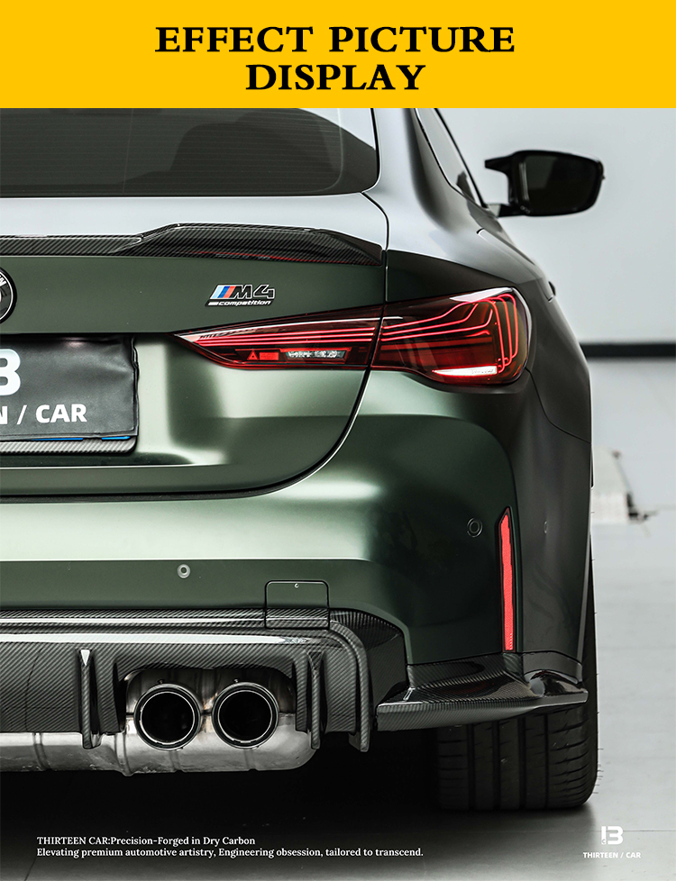 Rear Diffuser 3D Style for M3 M4