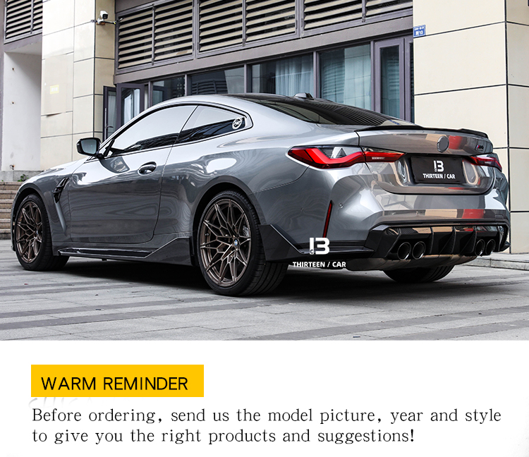 Rear Corner Lip Splitter for M3 M4 G80 G82 - MP