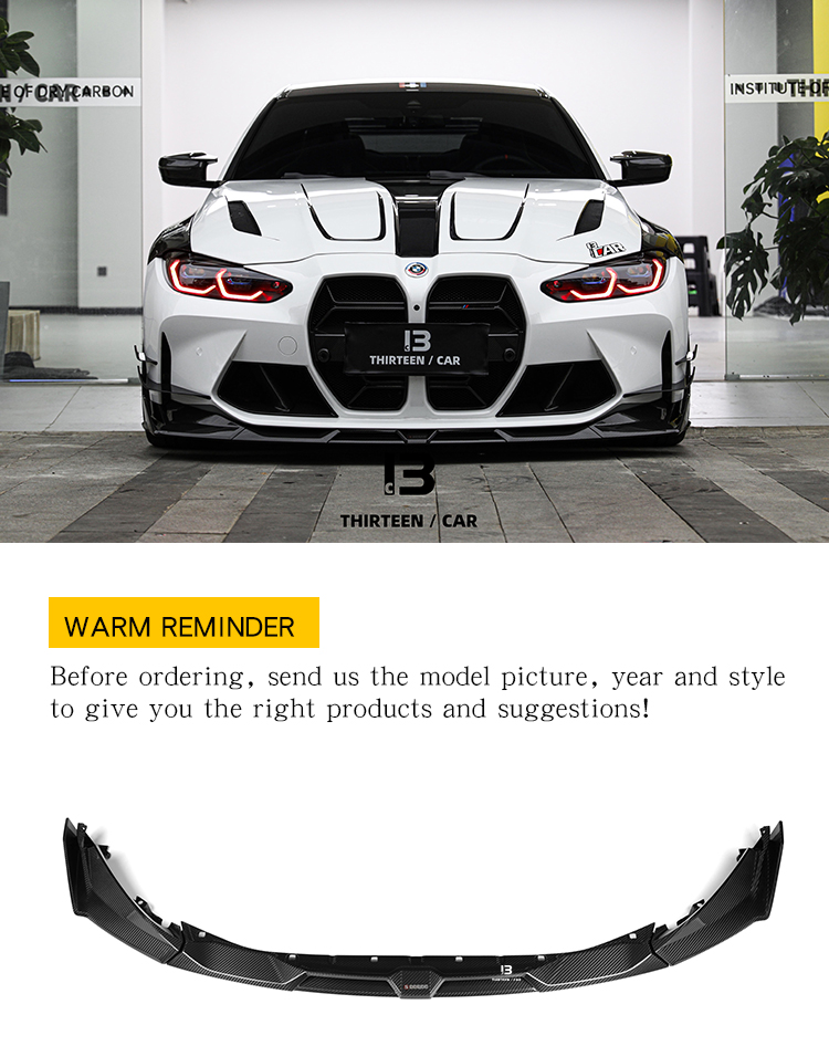 Front Lip MP Style for BMW M3 G80/G81 & M4 G82/G83