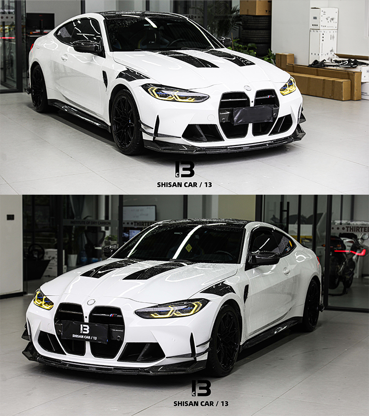 Front Lip Splitter for BMW M3 G80/G81 & M4 G82/G83 V style