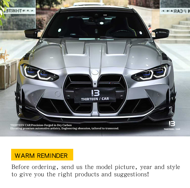 Front Bumper Lip M3 M4 G80/G82/G83 CFA Style