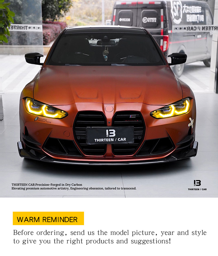 Front Splitter M3 M4 G80 G82 CSL Bumper Lip