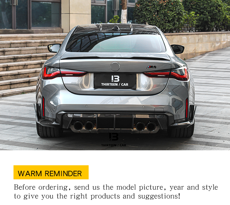 Rear Diffuser M3 M4 G80 G82 MP Style