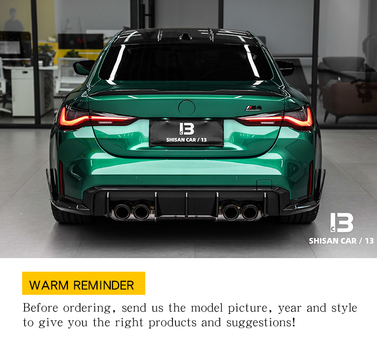 Rear Bumper Diffuser for M3 M4 G80 G82 OEM