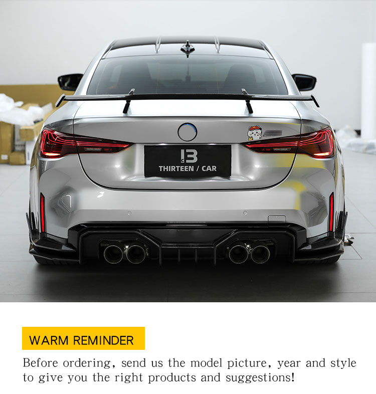Rear Diffuser AD Style for G80 G82