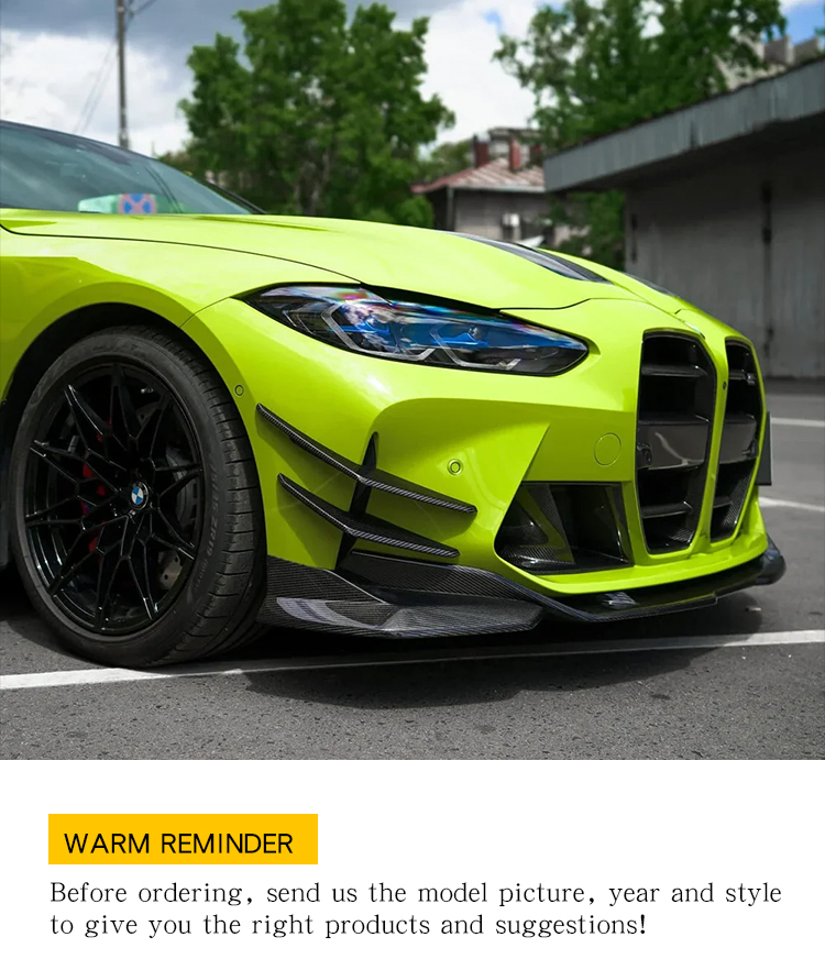 Front Bumper Lip M3 M4 G80/G82/G83 CFA
