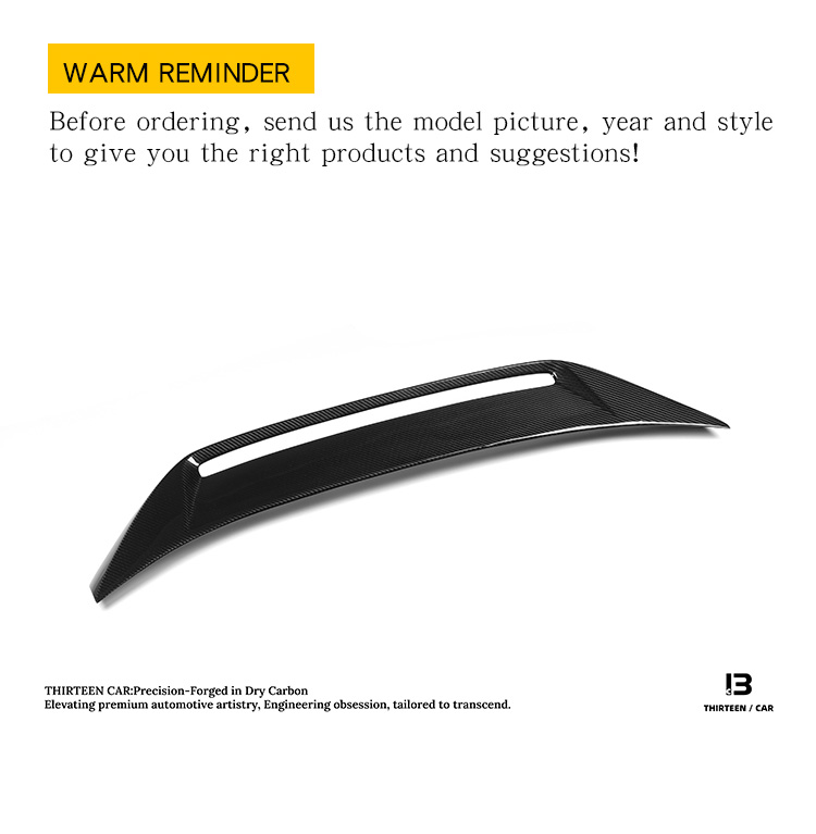 Rear Trunk Lip Spoiler 3 Series G20 & M3 G80