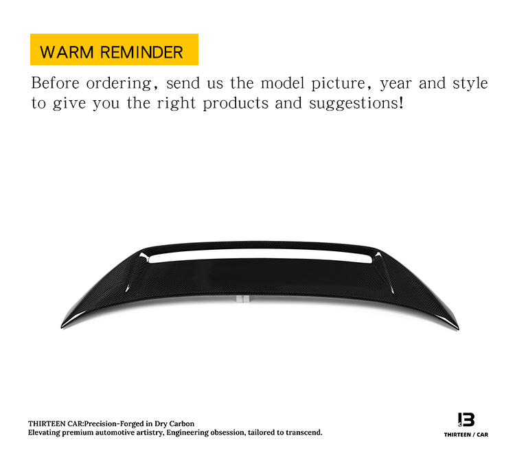 Rear Trunk Lip Spoiler 4 Series G22 Coupe & M4 G82