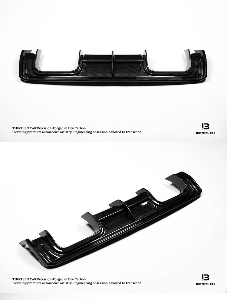 Rear Diffuser V Style for G80 G82 G83