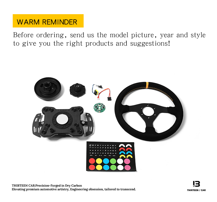 Quick-Release Steering Wheel Hub with OEM Protocol for BMW