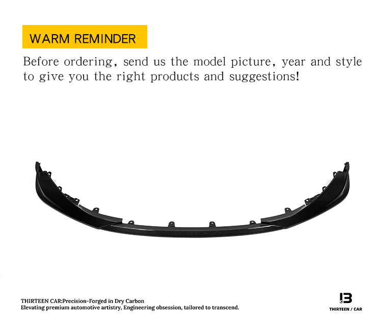 Front Splitter Lip M3 M4 G80/G82/G83 N Style