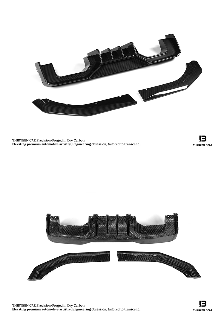Rear Diffuser AD Style for G80 G82