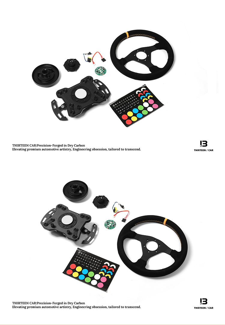 Quick-Release Steering Wheel Hub with OEM Protocol for BMW
