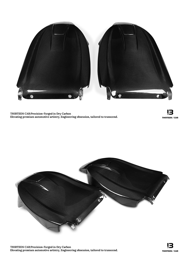 M3 X3M X4M M8 four-door seat backrest dry carbon fiber replaceable